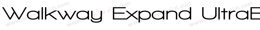 Walkway Expand UltraBold字体转换